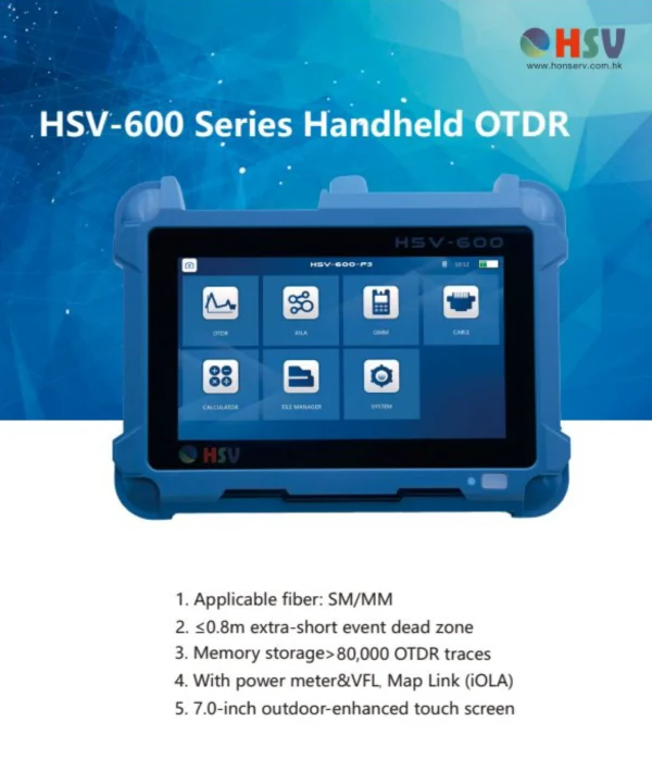 HSV-600 Series Handheld OTDR