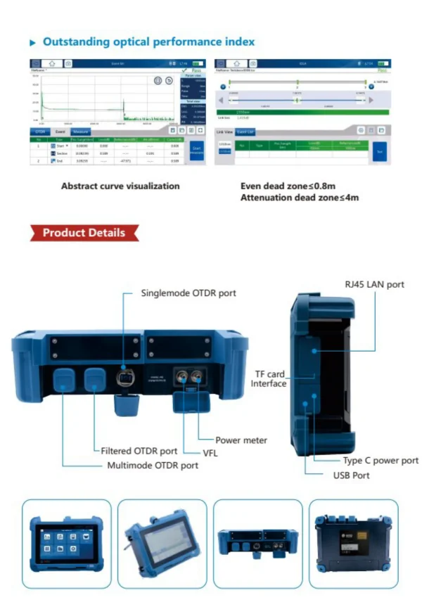 HSV-600 Series Handheld OTDR