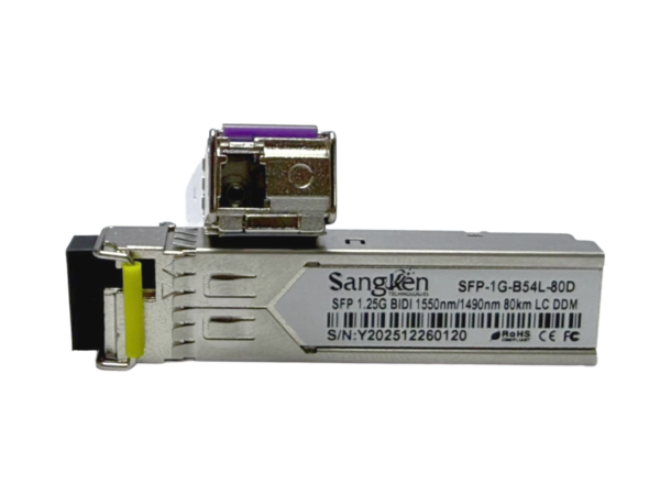 1.25G BIDI SFP Transceiver 80km